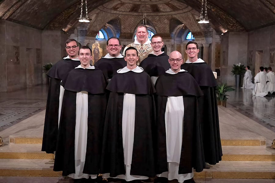 seven newly ordained deacons
