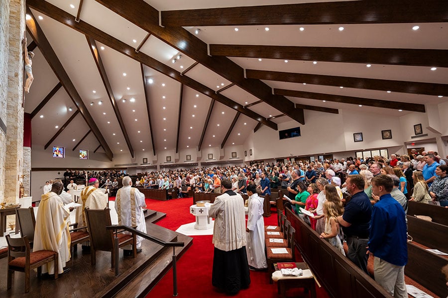 Dedication and Blessing of St. Vincent de Paul Church in Arlington