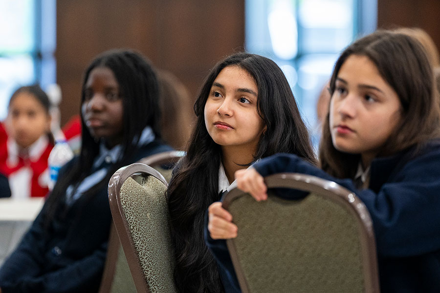 girls listening