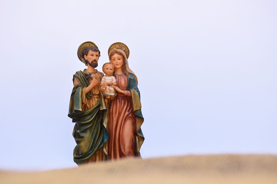 statue of the Holy Family