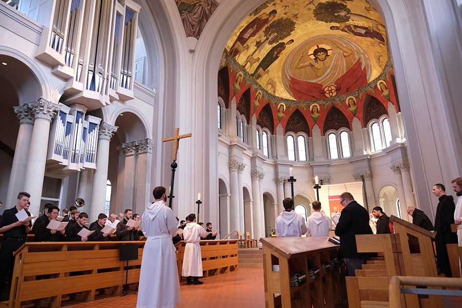 Procession at St. Joseph Abbey