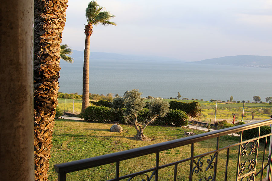 view of Sea of Galilee