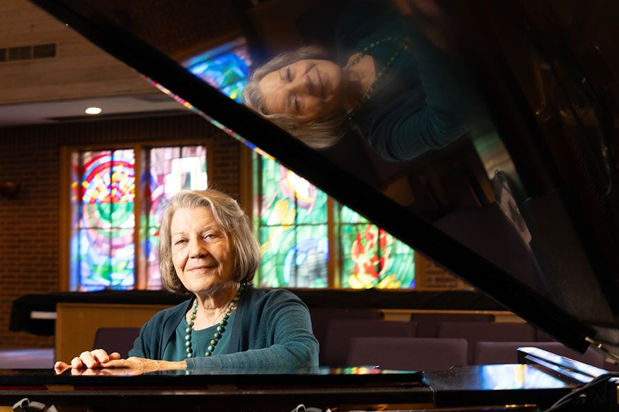 Joanne Werner at piano