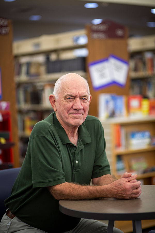 Jack King in Nolan library