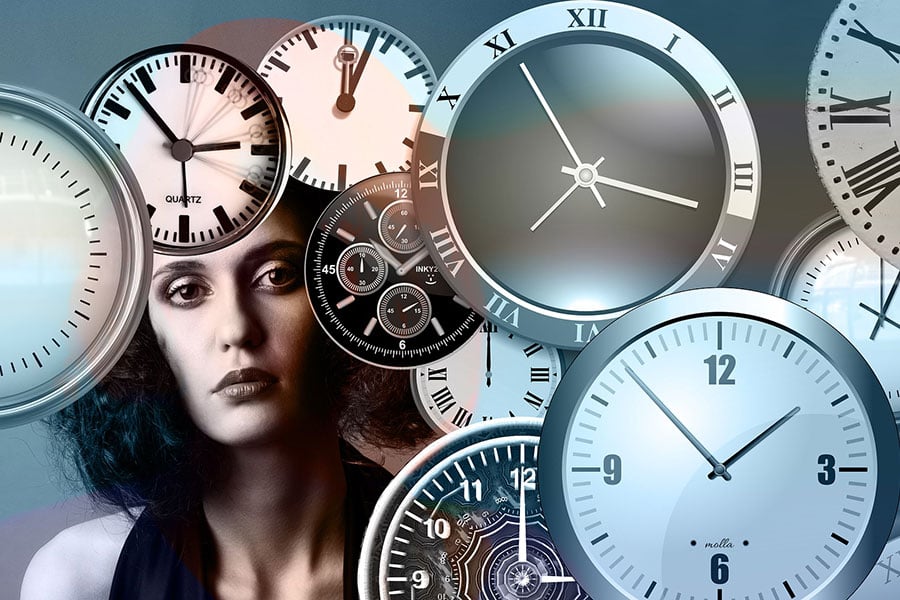 face and clocks