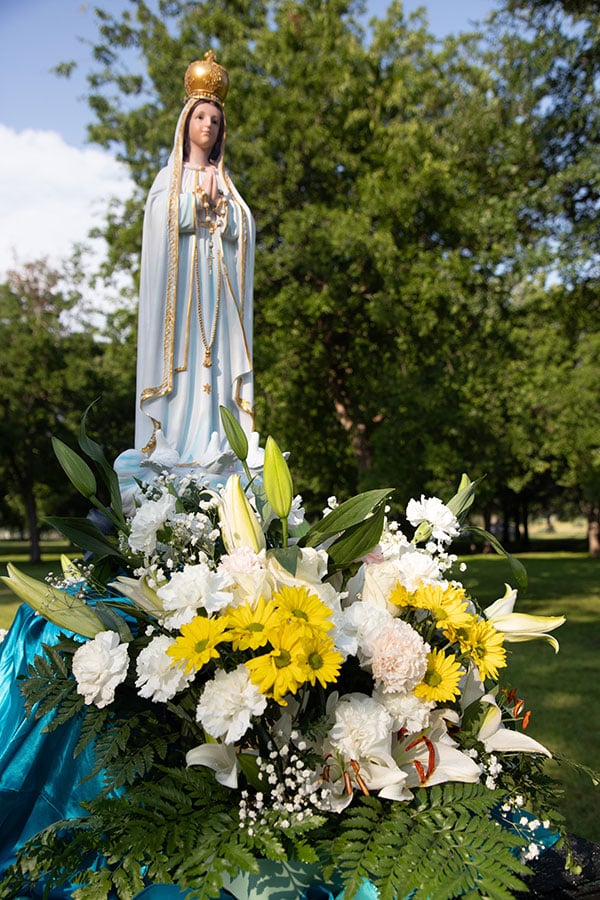 statue of Mary