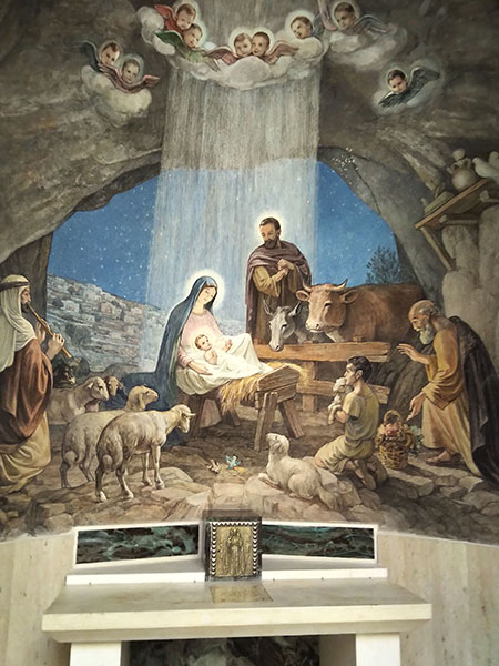 artwork of nativity scene