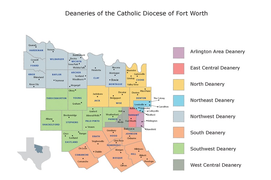Deanery map