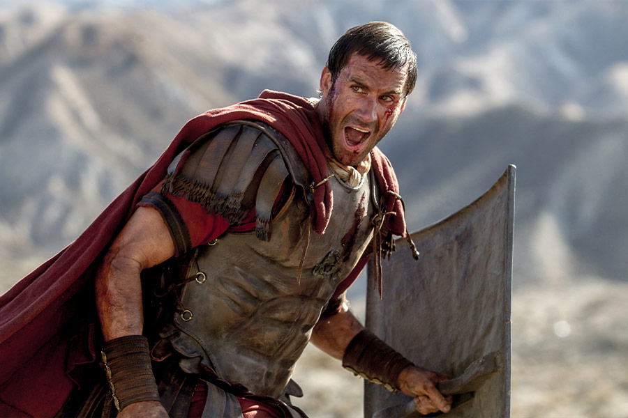 In Risen, Joseph Fiennes portrays Clavius, a Roman tribune charged with finding the body of Christ after his crucifixion. (Photo courtesy Columbia pictures)