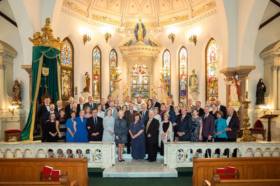 The Diocese of Fort Worth's Legatus chapter celebrated its 15th anniversary at St. Patrick Cathedral in downtown Fort Worth on May 12, 2022. (NTC/Ben Torres)