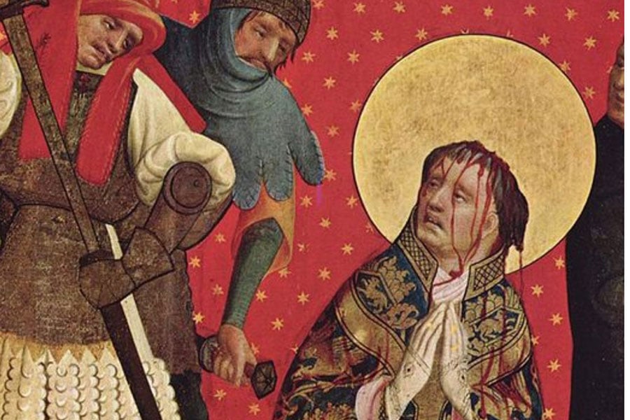 St. Thomas Becket with bloody head