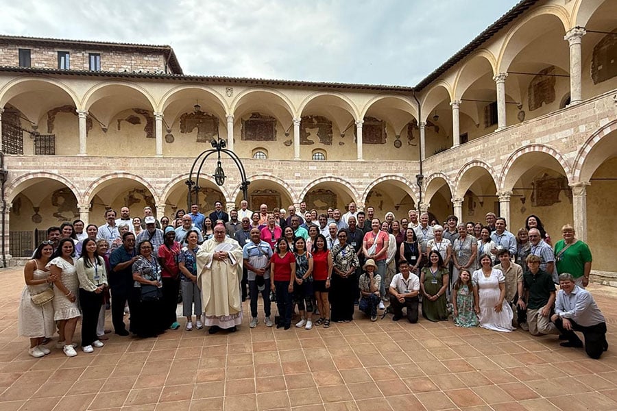 Pilgrims from the Diocese in Fort Worth in Italy