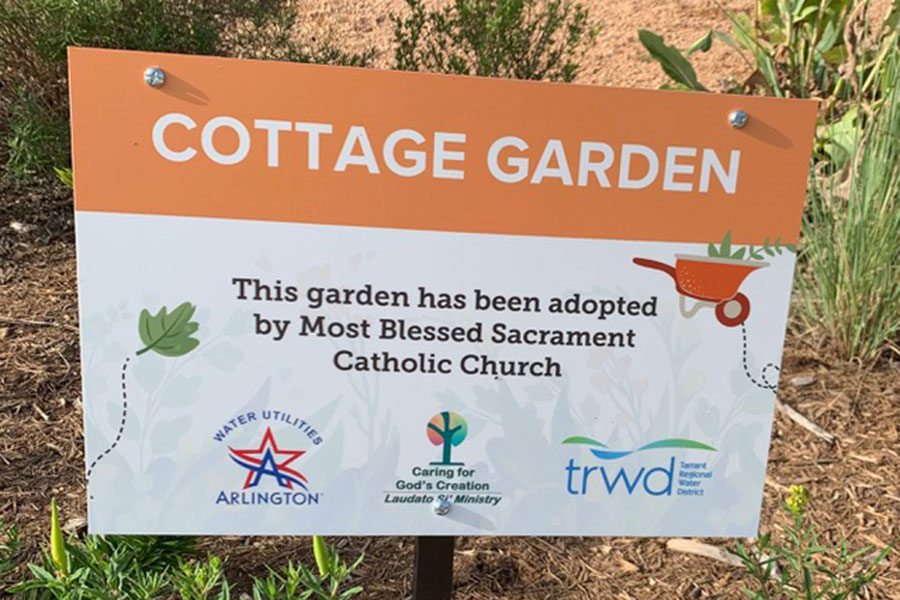 sign at Cottage Garden