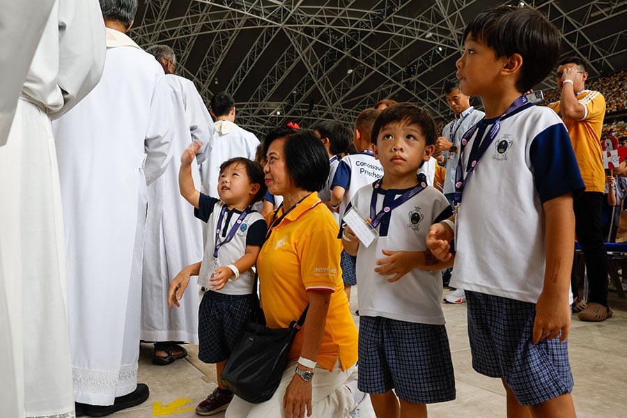 children and priests