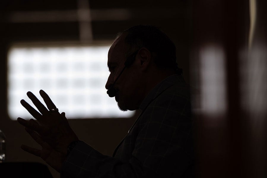 Fr. Fr. Ernesto María Caro conducts the Lenten Retreat: A Time of Quiet Contemplation and Reflection, on March 28, 2026 at St. Joseph’s parish in Arlington. (NTC/Ben Torres)