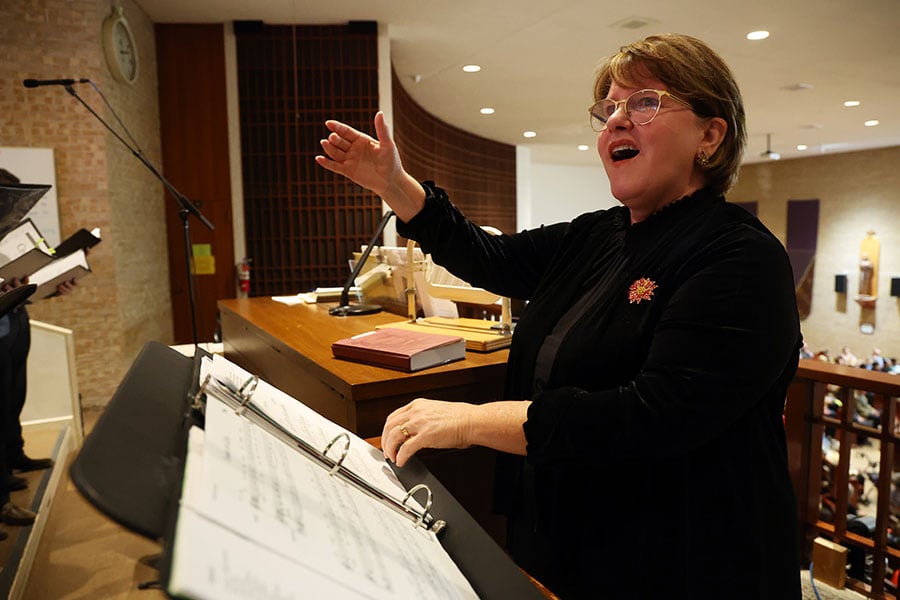 Dr. Christina Alves, director of liturgy and music, St. Andrew Parish, Fort Worth