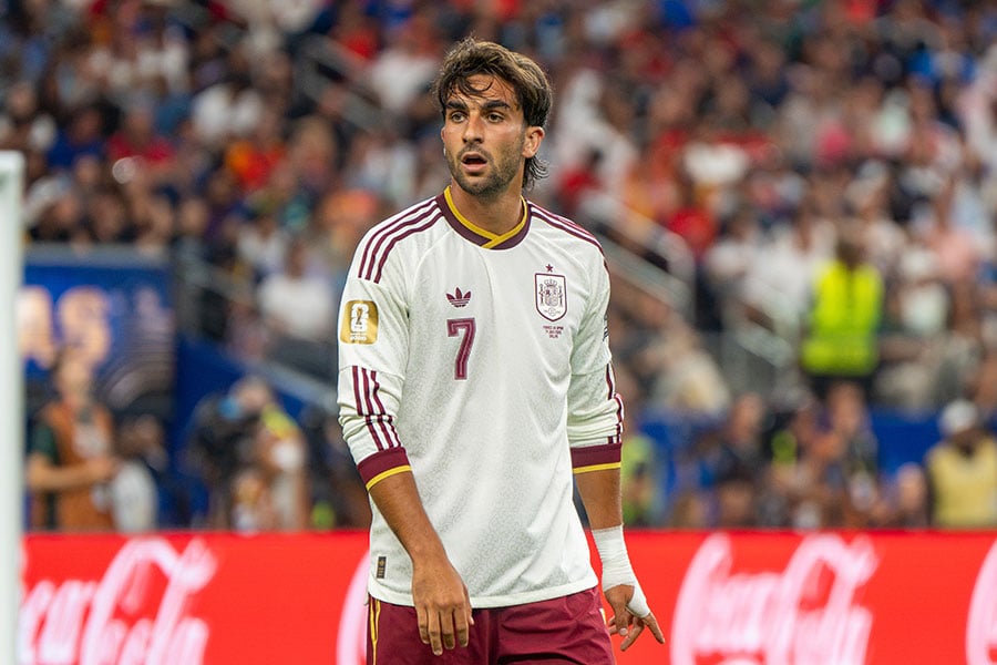 Ferran Torres during France v Spain at the 2026 FIFA World Cup.