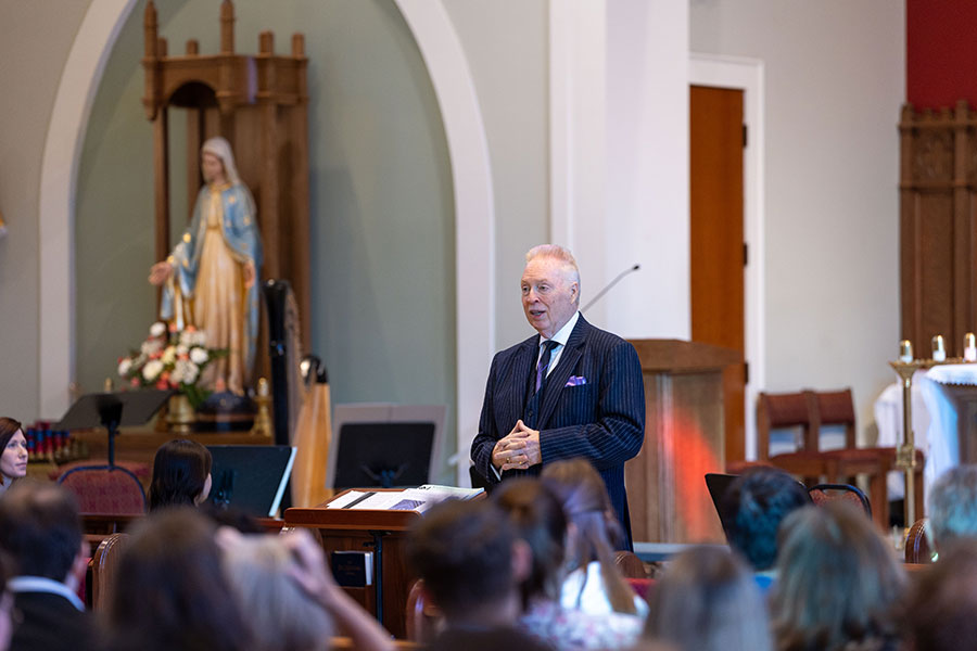 David Gilmore, director of music, St. John Paul II University Parish, Denton