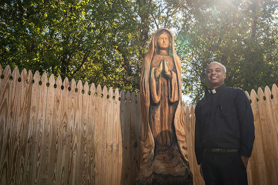 Assumption of the Blessed Virgin Mary in Decatur; St. John the Baptizer in Bridgeport; and St. Mary in Jacksboro. (FWDioc/Juan Guajardo)
