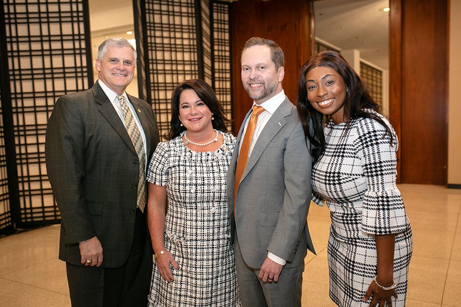 Four honorees of the FW Philanthropy Award